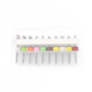 Mikro Karbr PCB Matkap Ucu Metal CNC Sondaj 10lu Set 4.1-5.0mm 