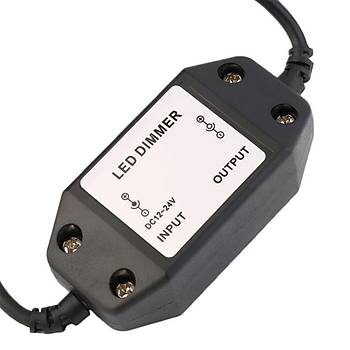 Şerit LED Dimmer Anahtarı DC 12 V 24 V Parlaklık Ayarı 3528 5050 5730 5630 