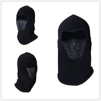 Motorsiklet Kayak Tam Yz Maskesi Rzgar Toz Geirmez Istc K Polar Boyun 