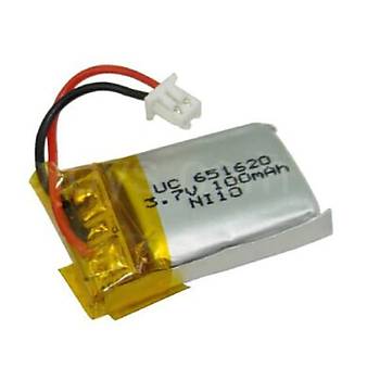 Lipo Pil 3.7V 100mAh Helikopter Drone Oyuncak Bataryası