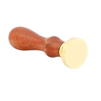 Eritme Balmumu M�hr� Damga 20 mm Yuvarlak Bo� Bak�r Kafa + G�la�ac� Kol 