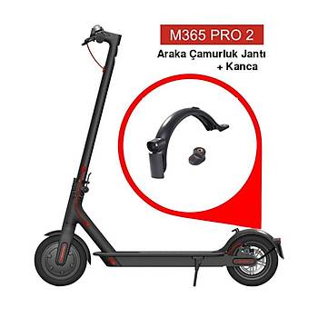 M365 Pro 2 Elektrikli Scooter İçin Plakalı Arka Çamurluk ve Kanca 