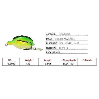 PROFISHER Yapay Kaplumbağa  Kanca İğneli Kaşıklı Yem 5.5 cm 13 gr B