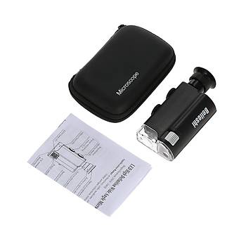 Mikroskop Byte 60X-100X Ayarlanabilir LED ve UV Ik Telefona Monte