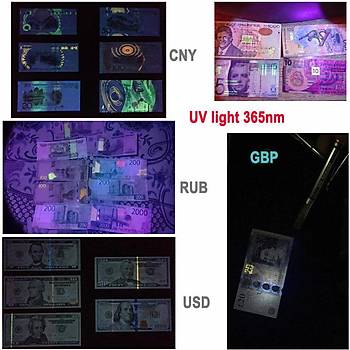 UV 3W 365nm Ultraviole Mini Cep Kalem Doktor Tıbbi Tanı