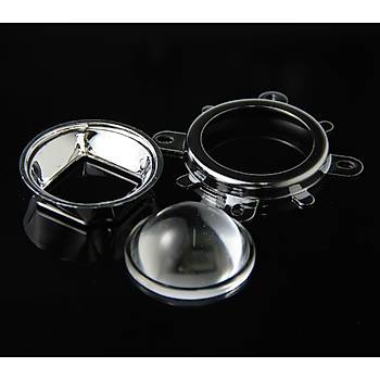 20W-100W LED in 44mm 60-80 Derece OptikCam Lens Set 