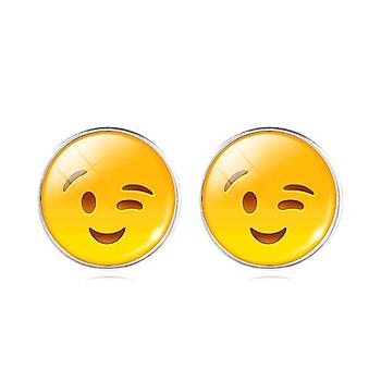 EMOJ Kpe Kabartma Cam Kaplamal akn Emoji