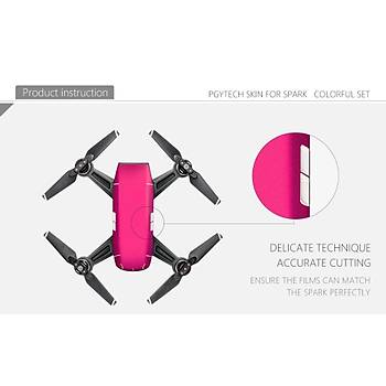 DJI SPARK Su Geçirmez Koruyucu Sticker Çıkartma Ice Red