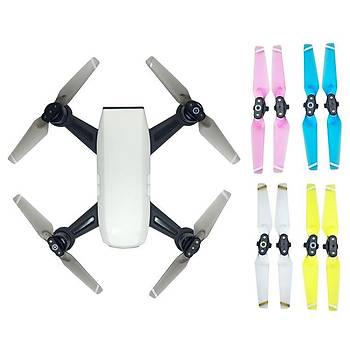 DJI Spark Şeffaf Renkli Moda Pervane set 1 Çift CW/CCW