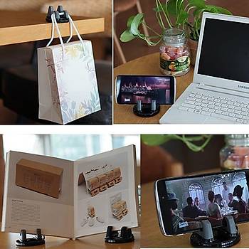 Araç Telefon Tutucu Stand Yumuşak Silikon Anti Kaymaz Mat GPS Tablet Telefon   