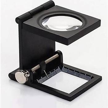 Lüp Profesyonel Tekstil 10X28mm Katlanabilir