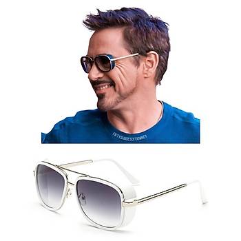 Tony Stark Iron Man Matsuda UV 400 Güneş Gözlüğü G12B Siyah Lens