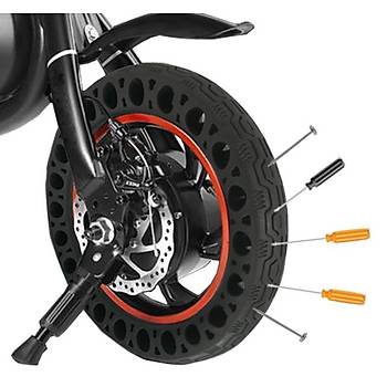 Elektrikli Scooter Bisiklet 12? Patlamaz Petek Doku Dolgu Lastik
