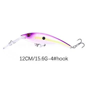 PROFISHER 2 Renk Set 2 Kanca Sahte Balk Yem 15,6 gr 12 cm Long Jaw B