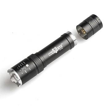 CREE XML Zoom Ayarl Su Geirmez Led El Feneri 2500 Lmen