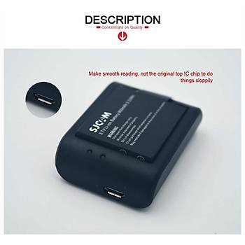 Action Camera Pil Şarj Cihazı SJ4000 EKEN VS.