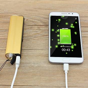 Alevsiz Çakmak + Fener + Power Bank 3 in 1