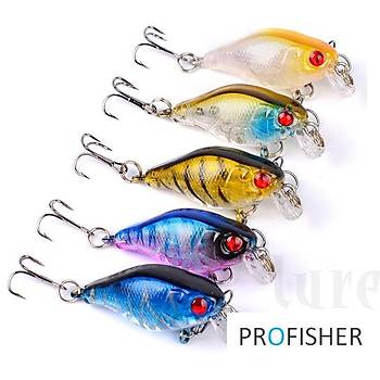 PROFISHER 5 li Set Sert Yapay Transparent Balk Yem