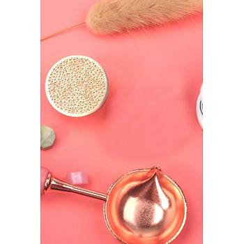 Mühürcüm Mühür Mumu Damga 25 mm Yuvarlak Kumlu Boş Pirinç Kafa + Ahşap Sap R5799KO25