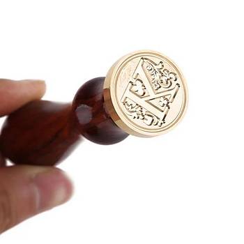 Retro Mektup M�h�r� Damga K Harfi + 30 Adet M�h�r Mumu + Eritme Ka����