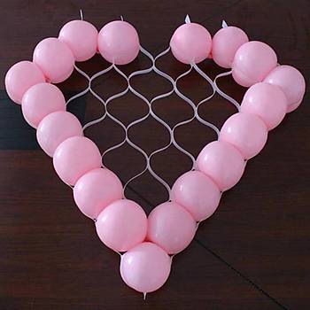 Kalp Balon Organizer Kelepçe Çoklu Balon Dekor