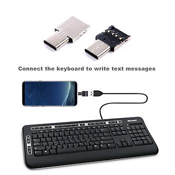 Tip C USB OTG Konnektör Adaptörü USB Flash Sürücü S8 Note 8 Android  