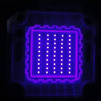 UV Mor LED Ultraviyole Lamba Cip 365nm 50W Yüksek Güç Iþýðý  