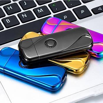 Elektronik Tesla akmak Metal Ultra nce USB arjl Alevsiz Rzgar Geirmez 
