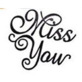 Retro Mektup Mhr Damga Miss You + 30 Adet Mhr Mumu + Eritme Ka