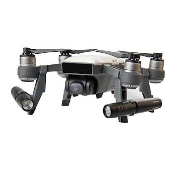DJI Spark Gece Uu LED Iklar ve Gvenli ni Ayaklar Seti