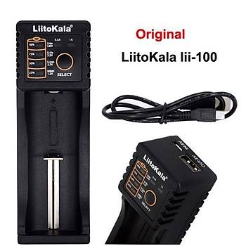 26650 18650 18350 16340 10440 14500 AAAA Pil Akıllı Şarj Lii-100 