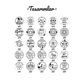 Ki�iye �zel ��retmen Ka�esi Kitap M�hr� ve Istampa Set R5814-15