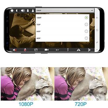 1080P Full HD Ultra Mini IP Kamera WIFI P2P Flex Video Ses Kayıt Hareket Algılama  
