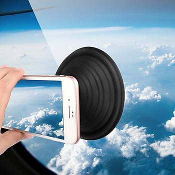 Kamera Lens Hood Anti Yans�ma G�lgelik Katlanabilir Silikon K���k 