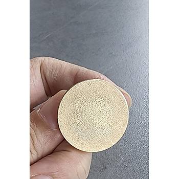Mhrcm Mhr Mumu Damga 30 mm Yuvarlak Kumlu Bo Pirin Kafa + Ahap Sap R5799K30