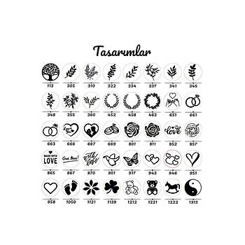 Mum M�hr� Uygulama Seti Kahverengi Kendin Yap M�h�r Seti 7 Par�a BBS1012