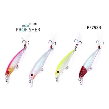 PROFISHER 4 Renk Set 2 Kanca Sahte Balık Yem 8 gr 9 cm Minoru B