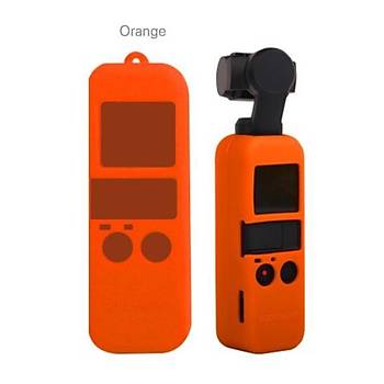 Dji Osmo Pocket ��in Renkli Silikon Koruyucu K�l�f Buyun Ask�l� Kordon