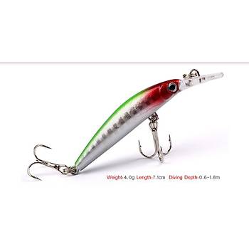 PROFISHER 6 l Set Sert Yapay Balk Tiger Paw Yem
