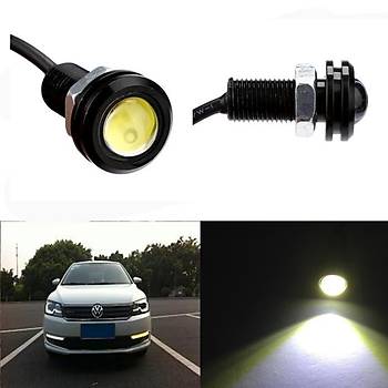 Ara DC 12V 9W Motor LED Kartal Gz Beyaz Sis Sr Lambas Car Styling 