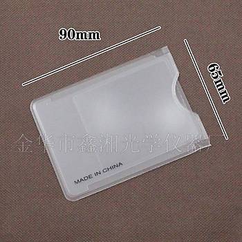 3X �nce Kart B�y�te� PVC Plastik �effaf