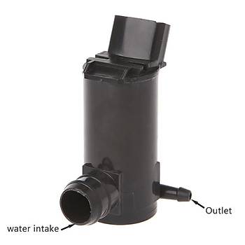 Yüksek Basınç Su Pompası 12 V 3.7A Araç Cam Yıkama Pompa 450ml/10saniye