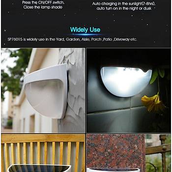 SOLAR LED LAMBA SU GEÇİRMEZ DIŞ MEKAN BEYAZ IŞIK