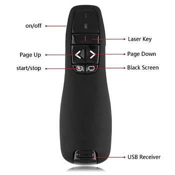 Logitech R400-PRESENTER KUTULU LAZER SUNUM KUMANDASI FATURALI