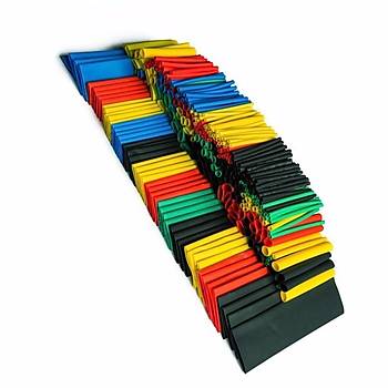 Polyolefin Shrink Boru Daralan Makaron 328 Adet Set Kablo Yaltm