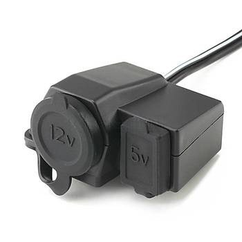 Motosiklet akmaklk+USB arj Soketi Su Geirmez