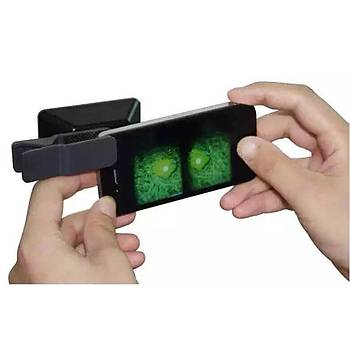 3D miini lens 3D filmini çek VR gözlükte seyret.