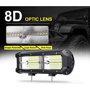 Spot Ik Off Road Car Truck 216W 10-30V 21600 Lmen LED Light Bar Flood Spot
