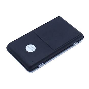 Dijital Terazi Mavi LCD Ekran Max 200gr 0.01gr Hassasiyet