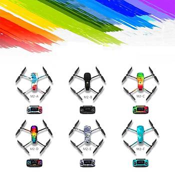 DJI Mavic 2 Zoom Su geirmez UV Dayankl PVC Koruma Sticker SC